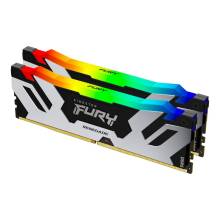 Kingston 96GB DDR5 6400MHz Kit(2x48GB) Fury Renegade RGB Black/Silver Kingston 96GB DDR5 6400MHz Kit(2x48GB) Fury Renegade RGB Black/Silver