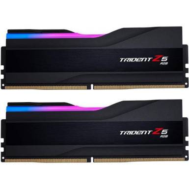 G.SKILL 64GB DDR5 6800MHz Kit(2x32GB) Trident Z5 RGB Matte Black G.SKILL 64GB DDR5 6800MHz Kit(2x32GB) Trident Z5 RGB Matte Black