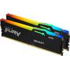 Kingston 128GB DDR5 5200MHz Kit(4x32GB) Fury Beast RGB Black
