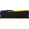 Kingston 128GB DDR5 5200MHz Kit(4x32GB) Fury Beast RGB Black