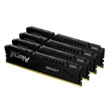 Kingston 128GB 5200Mhz Kit(4x32GB) Fury Beast Black Kingston 128GB 5200Mhz Kit(4x32GB) Fury Beast Black