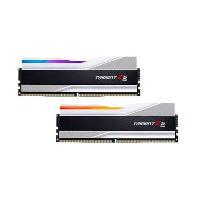 G.SKILL 64GB DDR5 6400MHz Kit(2x32GB) Trident Z5 RGB Silver G.SKILL 64GB DDR5 6400MHz Kit(2x32GB) Trident Z5 RGB Silver