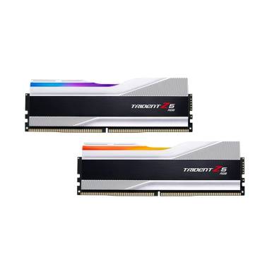 G.SKILL 32GB DDR5 6800MHz Kit(2x16GB) Trident Z5 RGB Silver G.SKILL 32GB DDR5 6800MHz Kit(2x16GB) Trident Z5 RGB Silver