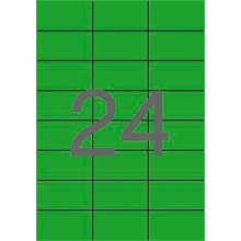 APLI Etikett, 70x37 mm, színes, APLI, zöld, 480 etikett/csomag