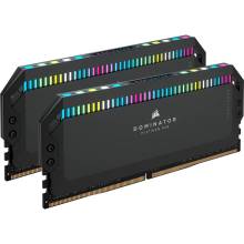 Corsair 64GB DDR5 6600MHz Kit(2x32GB) Dominator Platinum RGB Black Corsair 64GB DDR5 6600MHz Kit(2x32GB) Dominator Platinum RGB Black