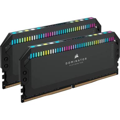 Corsair 64GB DDR5 6600MHz Kit(2x32GB) Dominator Platinum RGB Black Corsair 64GB DDR5 6600MHz Kit(2x32GB) Dominator Platinum RGB Black