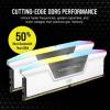 Corsair 32GB DDR5 6000MHz Kit(2x16GB) Vengeance RGB White
