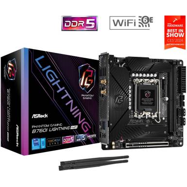 ASRock B760I PG Lightning WiFi 90-MXBNN0-A0UAYZ ASRock B760I PG Lightning WiFi 90-MXBNN0-A0UAYZ