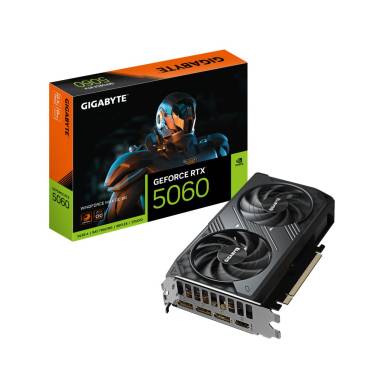 Gigabyte RTX5060 WINDFORCE MAX OC 8G GV-N5060WF2MAX OC-8G Gigabyte RTX5060 WINDFORCE MAX OC 8G GV-N5060WF2MAX OC-8G