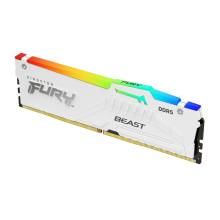 Kingston 16GB DDR5 6000MHz Fury Beast RGB Expo White KF560C36BWE2A-16 Kingston 16GB DDR5 6000MHz Fury Beast RGB Expo White KF560C36BWE2A-16