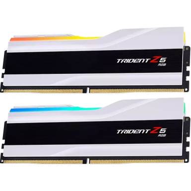 G.SKILL 32GB DDR5 6400MHz Kit(2x16GB) Trident Z5 RGB White F5-6400J3039G16GX2-TZ5RW G.SKILL 32GB DDR5 6400MHz Kit(2x16GB) Trident Z5 RGB White F5-6400J3039G16GX2-TZ5RW