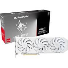 PowerColor RX9060 XT 16GB DDR6 Hellhound Spectal White OC RX9060XT 16G-L/OC/WHITE