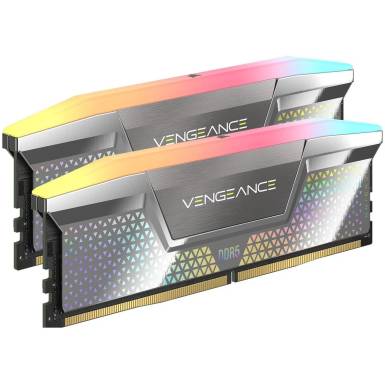 Corsair 48GB DDR5 8000MHz Kit(2x24GB) Vengeance RGB Silver CMHC48GX5M2X8000C38