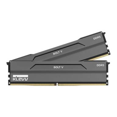 Klevv 64GB DDR5 6000MHz Kit(2x32GB) Bolt V Charcoal Grey KD5BGUA80-60A300H Klevv 64GB DDR5 6000MHz Kit(2x32GB) Bolt V Charcoal Grey KD5BGUA80-60A300H
