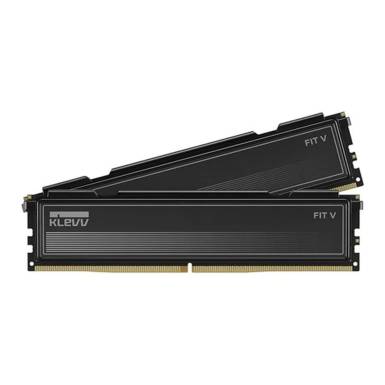 Klevv 32GB DDR5 5600MHz Kit(2x16GB) Fit V for AMD Jet Black KD5AGU880-56K300L Klevv 32GB DDR5 5600MHz Kit(2x16GB) Fit V for AMD Jet Black KD5AGU880-56K300L