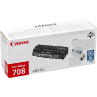 CANON CRG-708S Lézertoner i-SENSYS LBP 3300, 3360 nyomtatókhoz, CANON fekete, 2,5k