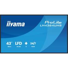 iiyama 43" ProLite LH4364UHS-B1AG IPS LED Display LH4364UHS-B1AG iiyama 43" ProLite LH4364UHS-B1AG IPS LED Display LH4364UHS-B1AG