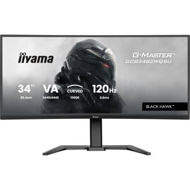 iiyama 34" G-Master GCB3482WQSU-B1 LED Curved GCB3482WQSU-B1