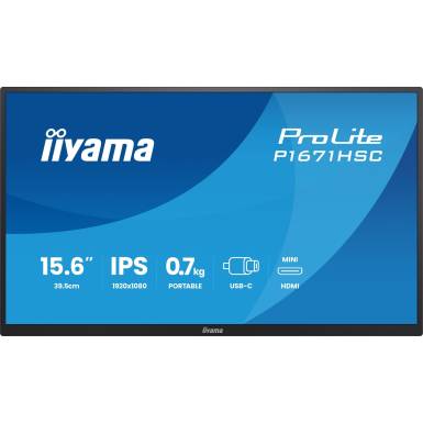 iiyama 15,6" ProLite P1671HSC-B1 IPS LED P1671HSC-B1