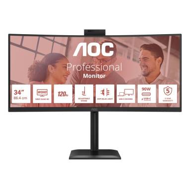 AOC 34" CU34E4CW LED Curved CU34E4CW AOC 34" CU34E4CW LED Curved CU34E4CW