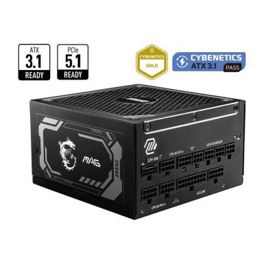 Msi 1250W 80+ Gold MAG A1250GL PCIE5 306-7ZP9A11-CE0