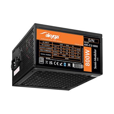 Akyga 800W 80+ AK-C2-800 AK-C2-800 Akyga 800W 80+ AK-C2-800 AK-C2-800