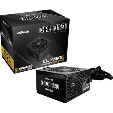 ASRock 750W 80+ Gold Challenger CL-750G 90-UXC075-GNEAAA ASRock 750W 80+ Gold Challenger CL-750G 90-UXC075-GNEAAA
