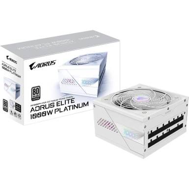 Gigabyte 1000W 80+ Platinum Aorus Elite ICE GP-AE1000PM PG5 ICE Gigabyte 1000W 80+ Platinum Aorus Elite ICE GP-AE1000PM PG5 ICE