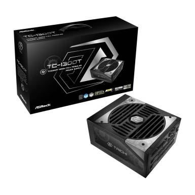 ASRock 1300W 80+ Titanium Taichi Series TC-1300T 90-UXT130-TFEAAB ASRock 1300W 80+ Titanium Taichi Series TC-1300T 90-UXT130-TFEAAB