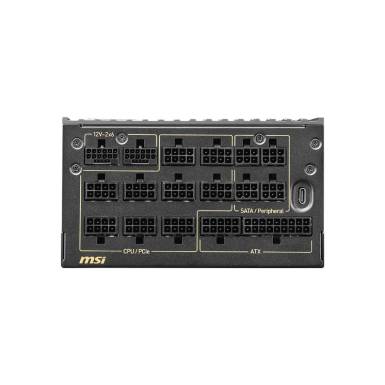 Msi 1600W 80+ Titanium MEG Ai1600T PCIE5 306-7ZPEX11-CE0 Msi 1600W 80+ Titanium MEG Ai1600T PCIE5 306-7ZPEX11-CE0