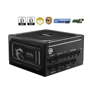 Msi 1000W 80+ Gold MAG A1000GL PCIE5 II 306-7ZP9D11-CE0