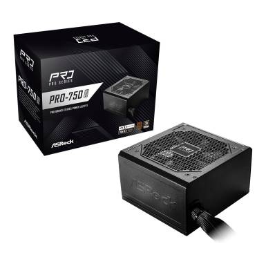 ASRock 750W 80+ Bronze PRO-750B 90-UXR075-BNEAA2 ASRock 750W 80+ Bronze PRO-750B 90-UXR075-BNEAA2