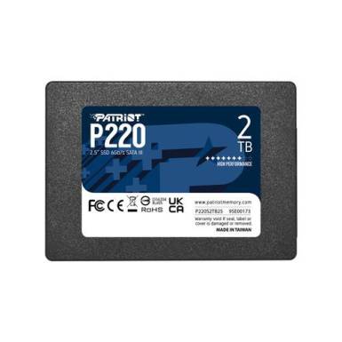 Patriot 2TB 2,5" SATA3 P220 P220S2TB25 Patriot 2TB 2,5" SATA3 P220 P220S2TB25