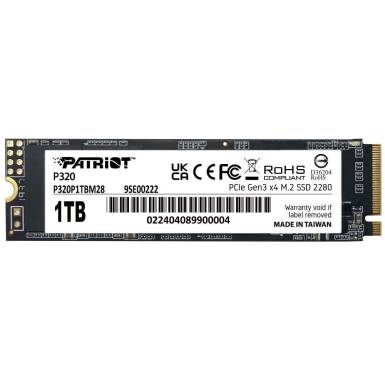 Patriot 1TB M.2 2280 NVMe P320 P320P1TBM28 Patriot 1TB M.2 2280 NVMe P320 P320P1TBM28