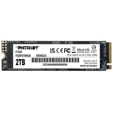 Patriot 2TB M.2 2280 NVMe P320 P320P2TBM28 Patriot 2TB M.2 2280 NVMe P320 P320P2TBM28