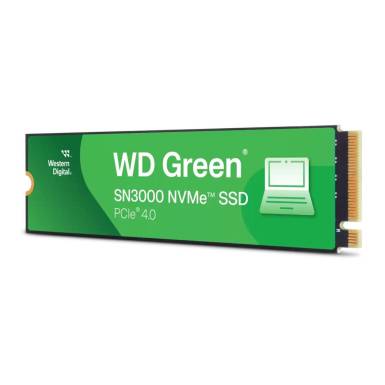 Western Digital 500GB M.2 2280 NVMe SN3000 Green WDS500G4G0E Western Digital 500GB M.2 2280 NVMe SN3000 Green WDS500G4G0E