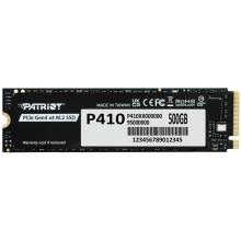 Patriot 500GB M.2 2280 NVMe P410 Black P410P500GM28H Patriot 500GB M.2 2280 NVMe P410 Black P410P500GM28H