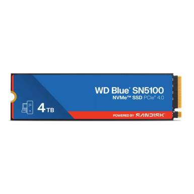 Western Digital 4TB M.2 2280 NVMe SN5100 Blue WDS400T5B0E-00CPE0 Western Digital 4TB M.2 2280 NVMe SN5100 Blue WDS400T5B0E-00CPE0