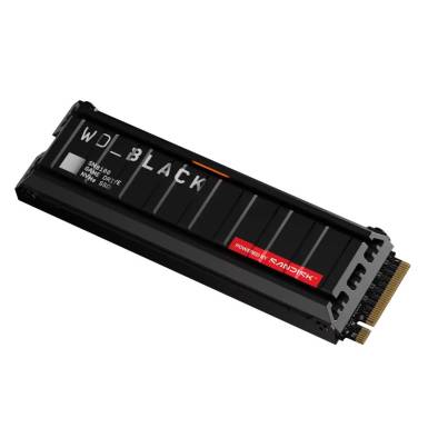 Western Digital 2TB M.2 2280 NVMe SN8100 with Heatsink Black WDS200T1XHM Western Digital 2TB M.2 2280 NVMe SN8100 with Heatsink Black WDS200T1XHM