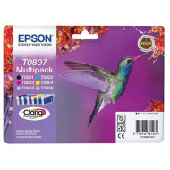 EPSON T08074011 Tintapatron multipack StylusPhoto R265 nyomtatóhoz, EPSON, b+c+m+y+pc+pm, 44,4ml
