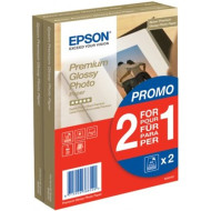 EPSON S042167 Fotópapír, tintasugaras, 10x15, 255 g, fényes, 2x40 lap, EPSON
