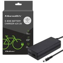 Qoltec Charger for E-bike Electric Scooter Black 50760