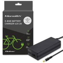 Qoltec Charger for E-bike Electric Scooter Black 50761