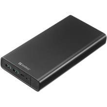 Sandberg USB-C PD 100W 38400mAh Powerbank Black 420-63 Sandberg USB-C PD 100W 38400mAh Powerbank Black 420-63