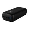 FIXED Zen 30 powerbank, 30 000 mAh, 20W PowerDelivery, 1 db USB-C és 2 db USB-A kimenet, LED kijelző, 5V/9V/12V kimeneti feszültség, fekete FIXZEN-30-BK