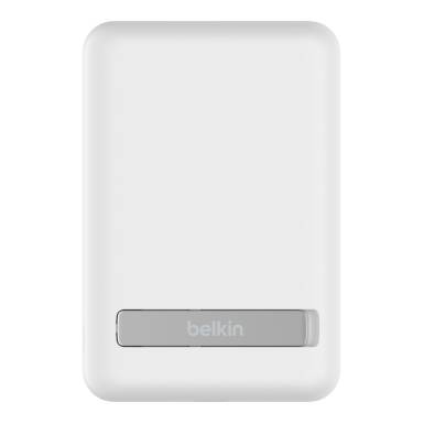 Belkin BPD004BTWT BoostCharge Magnetic Wireless 5000mAh PowerBank + Stand White BPD004BTWT Belkin BPD004BTWT BoostCharge Magnetic Wireless 5000mAh PowerBank + Stand White BPD004BTWT