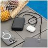 FIXED Zen 20 Pro powerbank LCD kijelzővel, 20,000 mAh, PD3.0, kimenetek:2x USB-C + 1x USB-A, szürke FIXZENP-20-BK