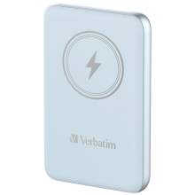 Verbatim Charge 'n' Go Magnetic Wireless 10000mAh PowerBank Blue 32247 Verbatim Charge 'n' Go Magnetic Wireless 10000mAh PowerBank Blue 32247
