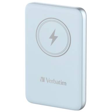 Verbatim Charge 'n' Go Magnetic Wireless 10000mAh PowerBank Blue 32247 Verbatim Charge 'n' Go Magnetic Wireless 10000mAh PowerBank Blue 32247