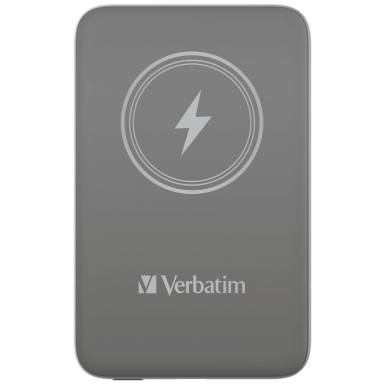 Verbatim Charge 'n' Go Magnetic Wireless 10000mAh PowerBank Grey 32249